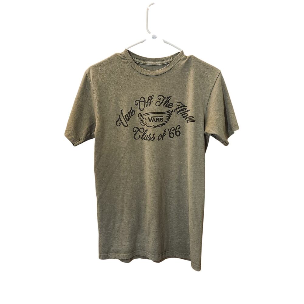 Vans Off The Wall Class of 66 Green Graphic Tee Small